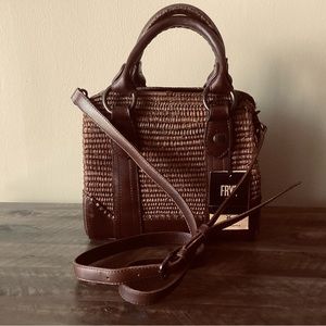 FRYE Melissa Raffia bag